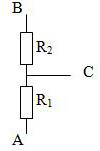 Potentiometre - schema equivalent