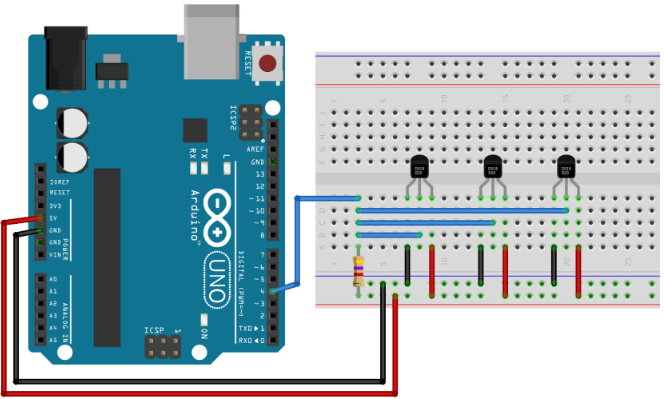 DS18B20 with arduino
